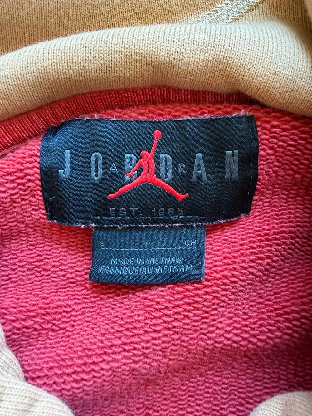 Jordan Red Graphic Pullover Hoodie